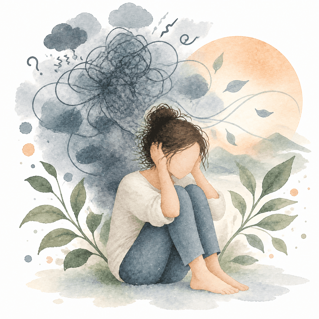 Anxiety resource illustration