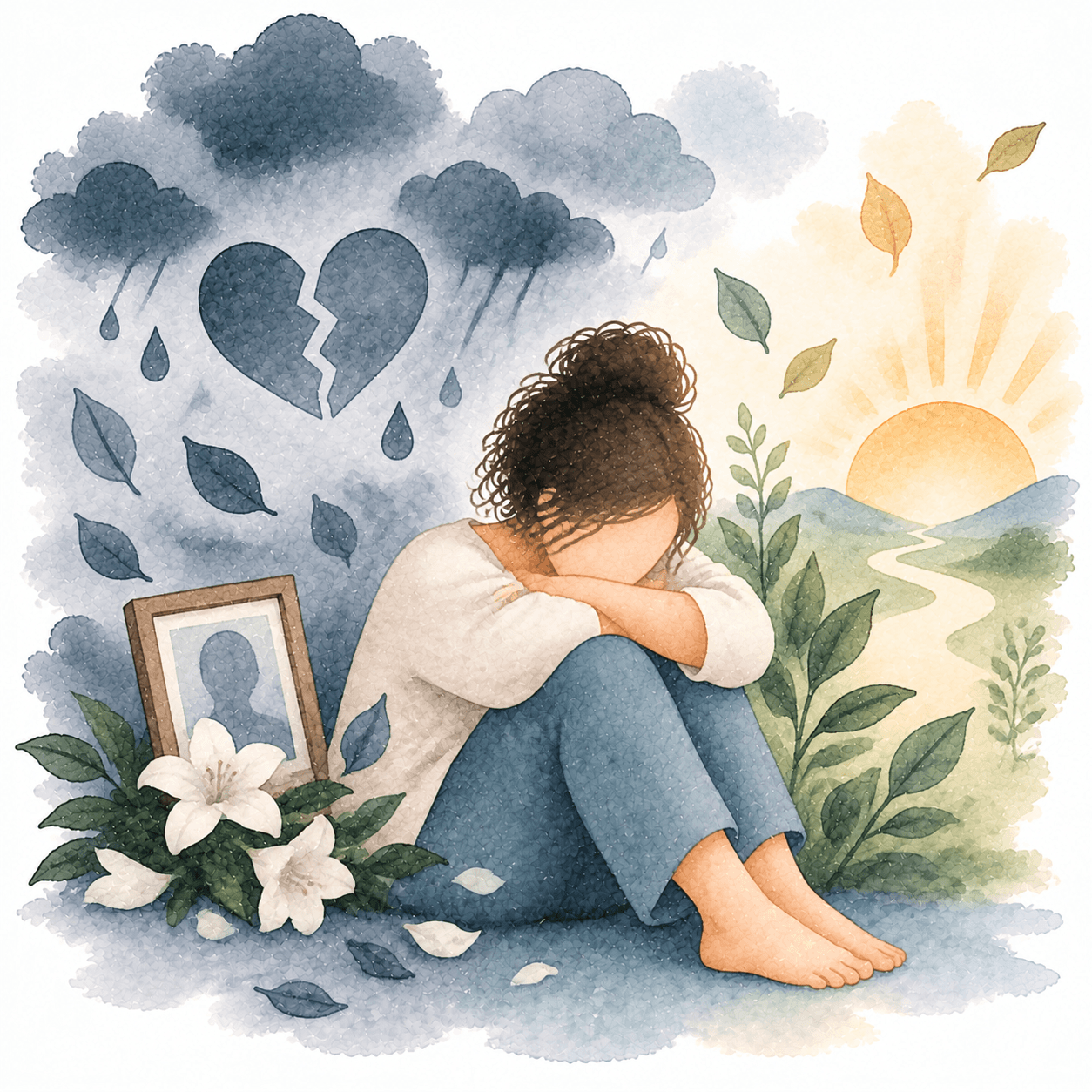 Grief and Loss resource illustration