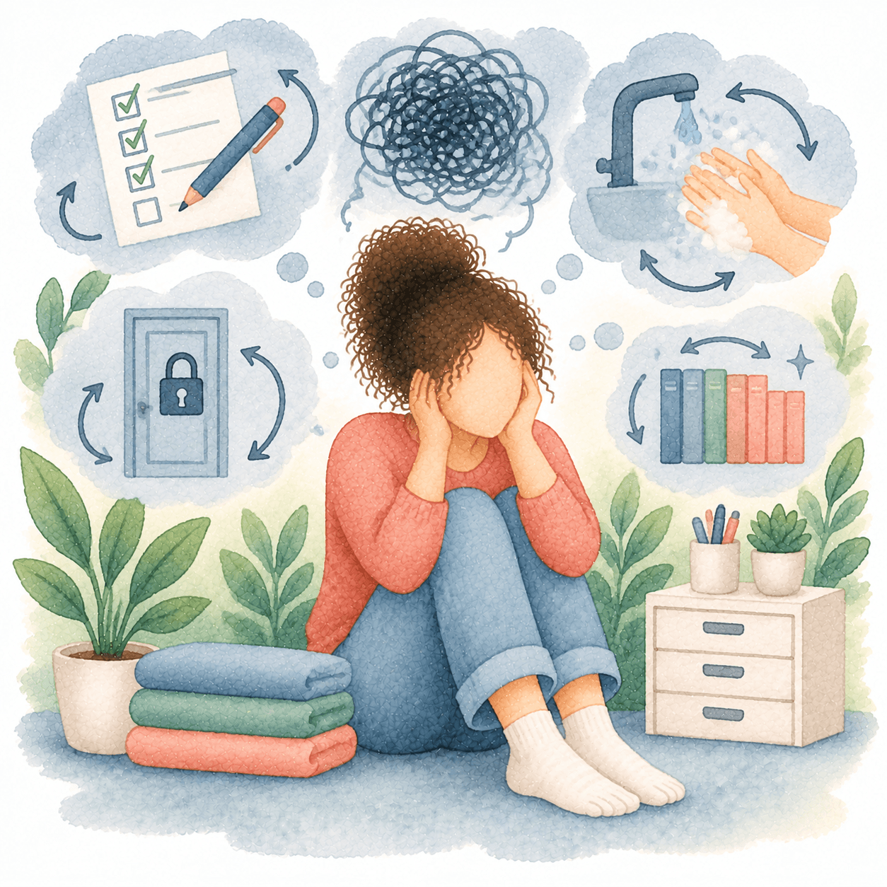 Obsessive Compulsive Disorder resource illustration